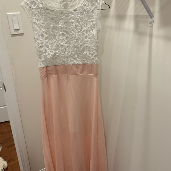 Pink and white lace dress - Picture 1 of 1